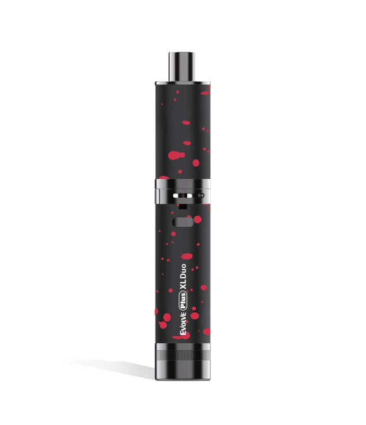 Black Red Spatter dry mode Wulf Mods Evolve Plus XL Duo 2-in-1 Kit on white background