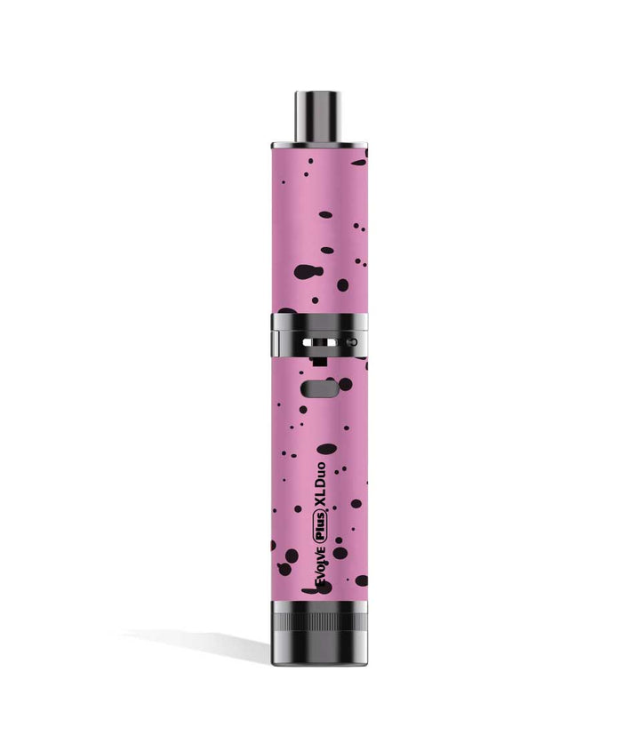 Pink Black Spatter dry mode Wulf Mods Evolve Plus XL Duo 2-in-1 Kit on white background