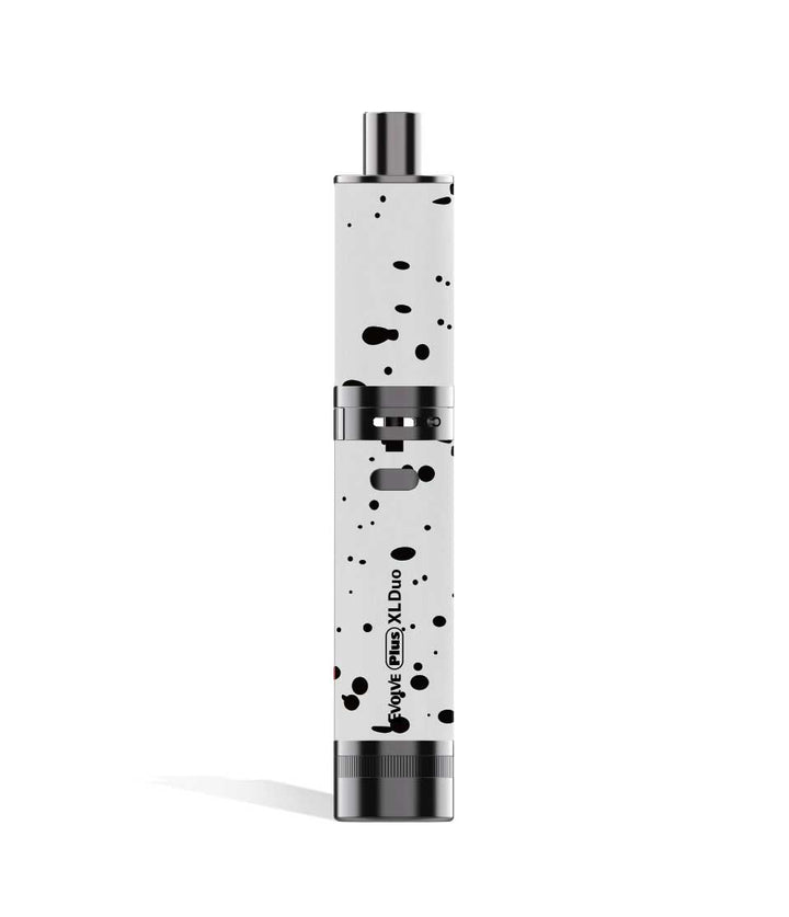 White Black Spatter dry mode Wulf Mods Evolve Plus XL Duo 2-in-1 Kit on white background