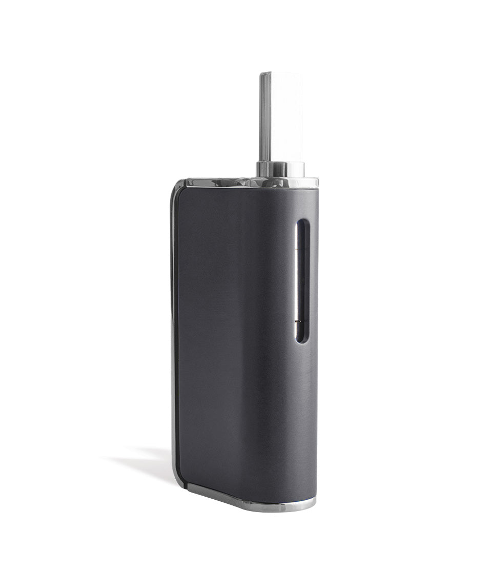 Gunmetal back view Wulf Mods Duo 2 in 1 Cartridge Vaporizer on white background