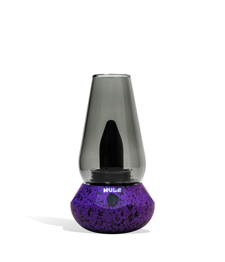 Purple Black Spatter Wulf Mods Fang 2-in-1 Vaporizer on white background